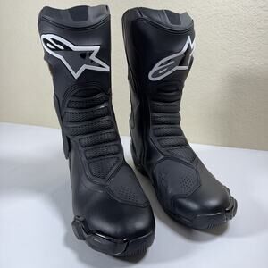Alpinestars SMX-6 V3 Vented Motorcycle Boots Black US 12.5 EU 48